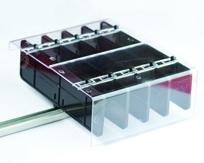 Изображение товара Суппорт для крышки PRT серия Quadro от DKC монтаж DIN-рейка черный