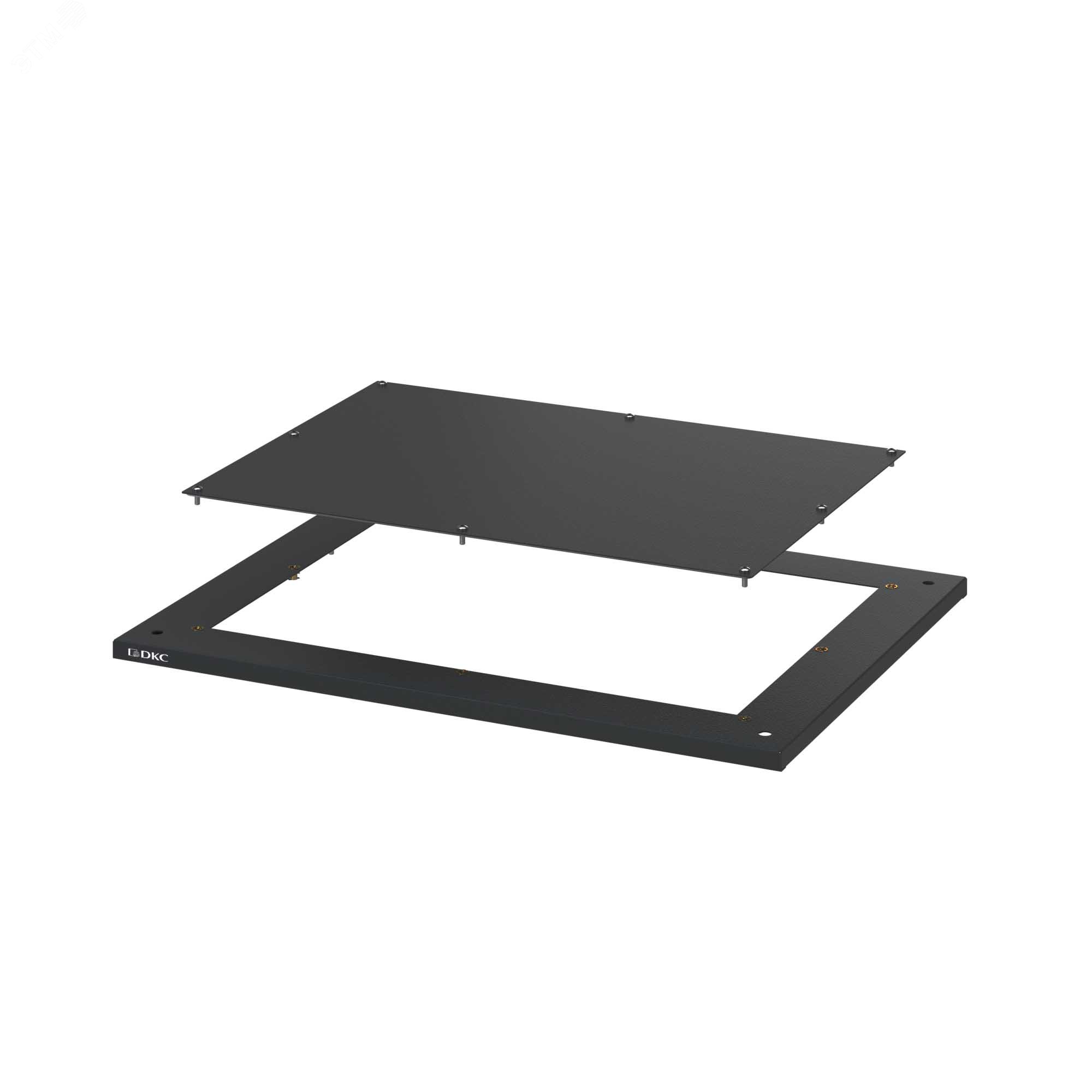 Изображение товара Комплект крыши с фланцем черный RAL9005 300x600 мм IP65 для шкафов