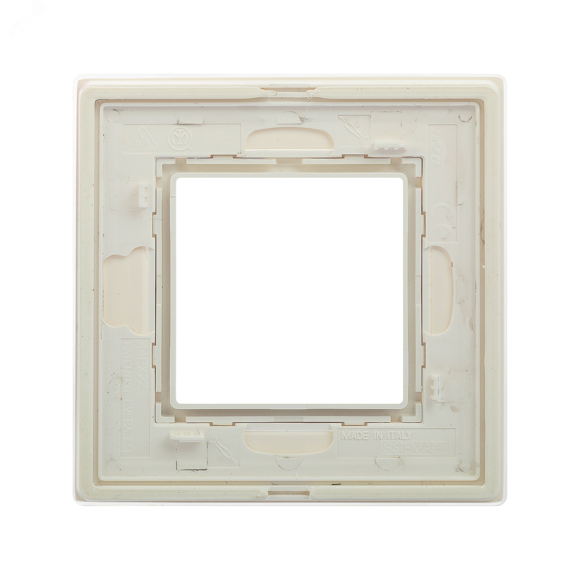 Рамка из натурального стекла,  ''Avanti'', белая, 2 модуля 4400822 DKC - превью 4