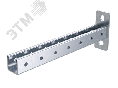 Изображение товара Кронштейн одиночный LAS 41х41 основание 300 мм горячеоцинкованный