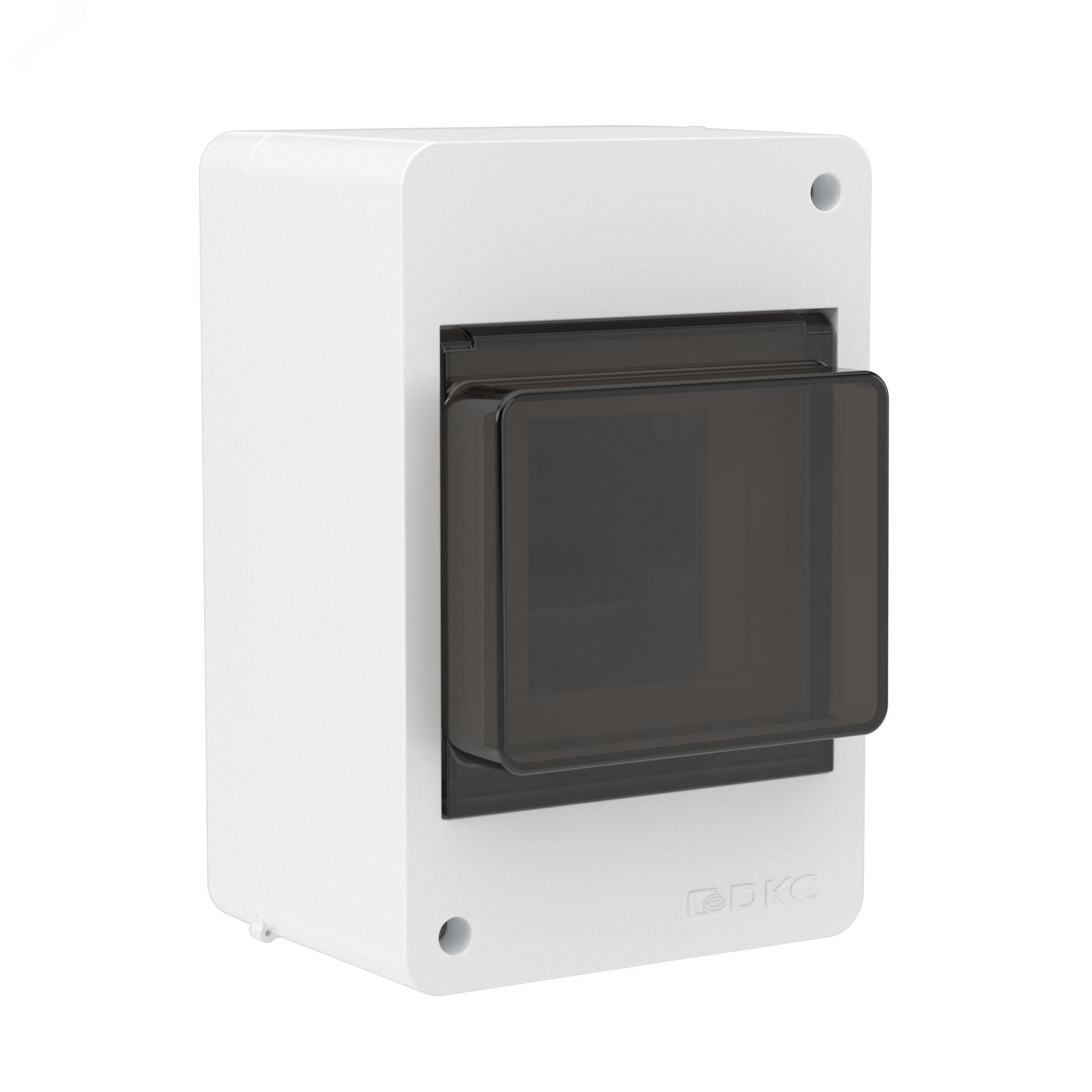 Изображение товара Щиток 4 мод настенный Фрейм (FRAME) ЩРн-п-4, белый, с тонированной дверцей (шт)