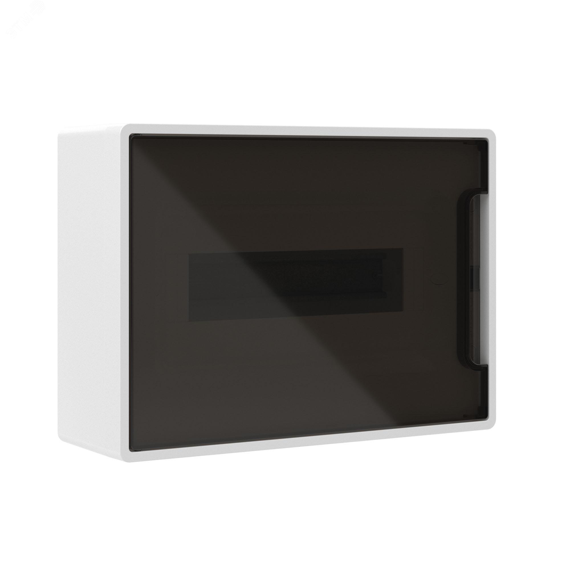 Изображение товара Щиток 12 мод настенный Фрейм (FRAME) ЩРн-п-12, белый, с тонированной дверцей, с 2 шинами PEN на 6 и 8 отв. (шт) Изображение товара Щиток 12 мод настенный Фрейм (FRAME) ЩРн-п-12, белый, с тонированной дверцей, с 2 шинами PEN на 6 и 8 отв. (шт)