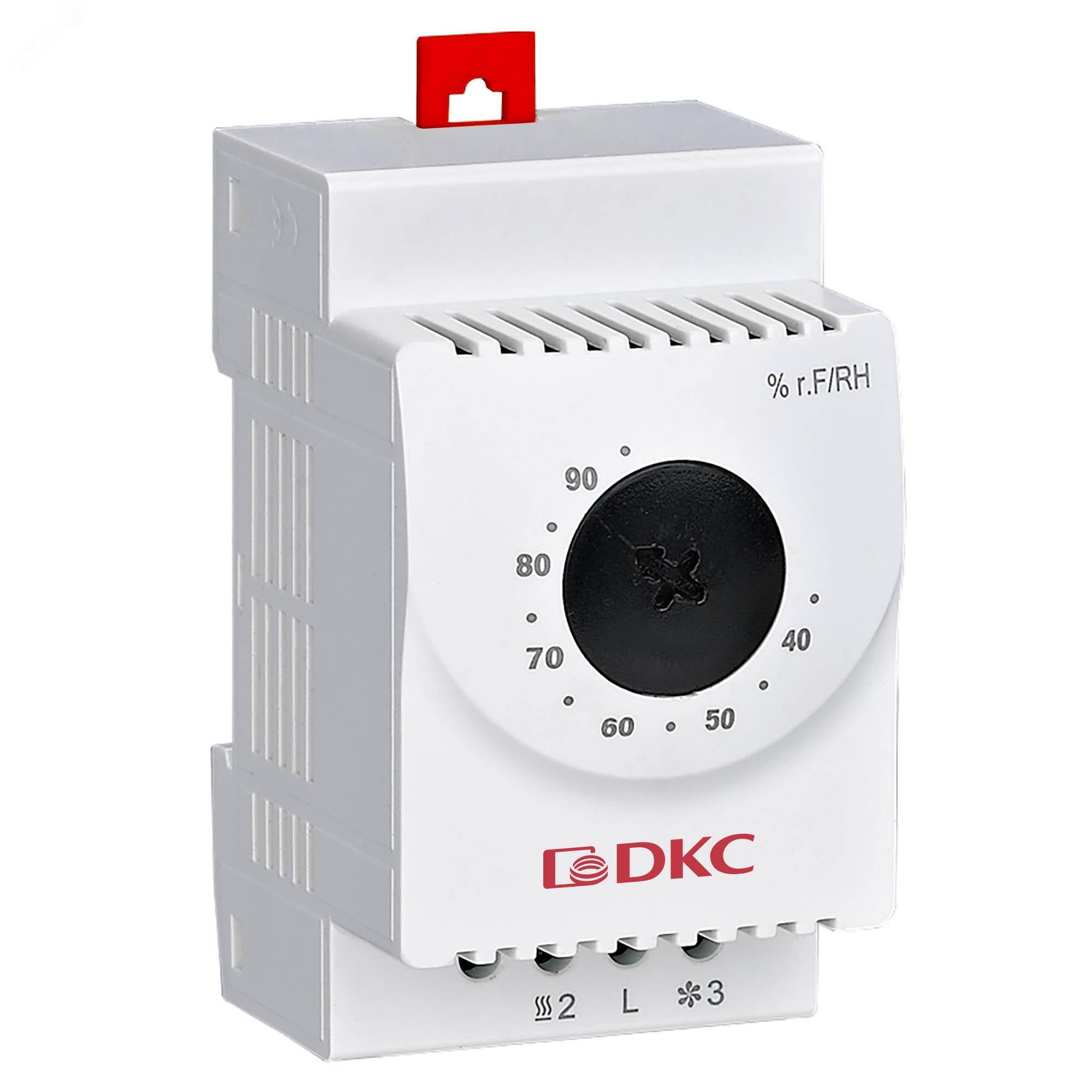 Изображение товара Гигростат с регулируемым диапазоном влажности 35…95% переключающий контакт RAM klima