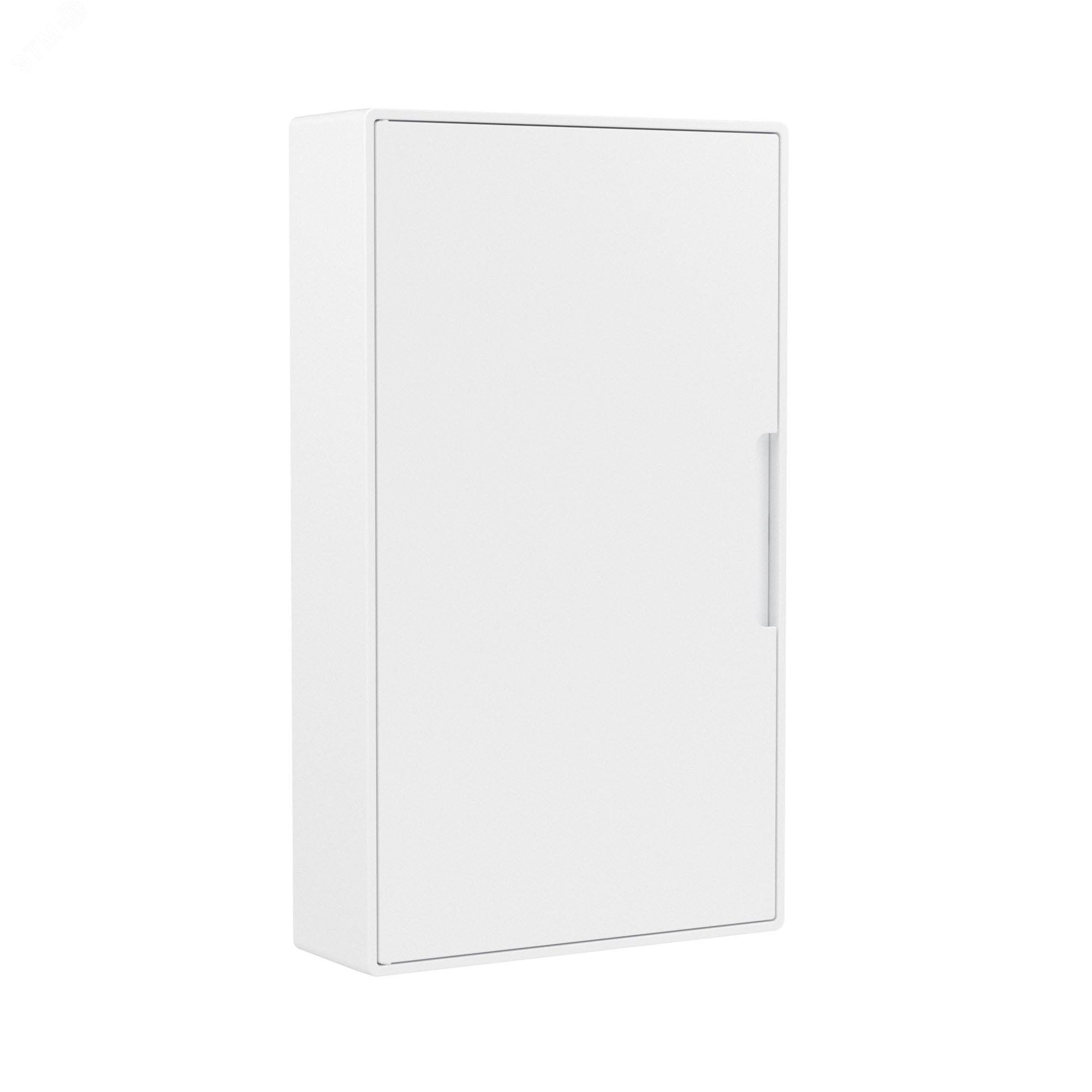 Изображение товара Щиток 36 мод настенный слаботочный FRAME, белый, с белой дверцей, с монтажной платой, 2 розетками (арт. 76482B) и установочной рамкой (шт)