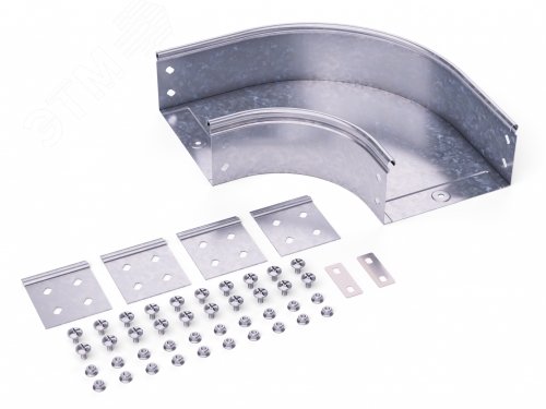 Изображение товара Угол кабельный горизонтальный 90 градусов 50x50, DKC, серия S5 Combitech