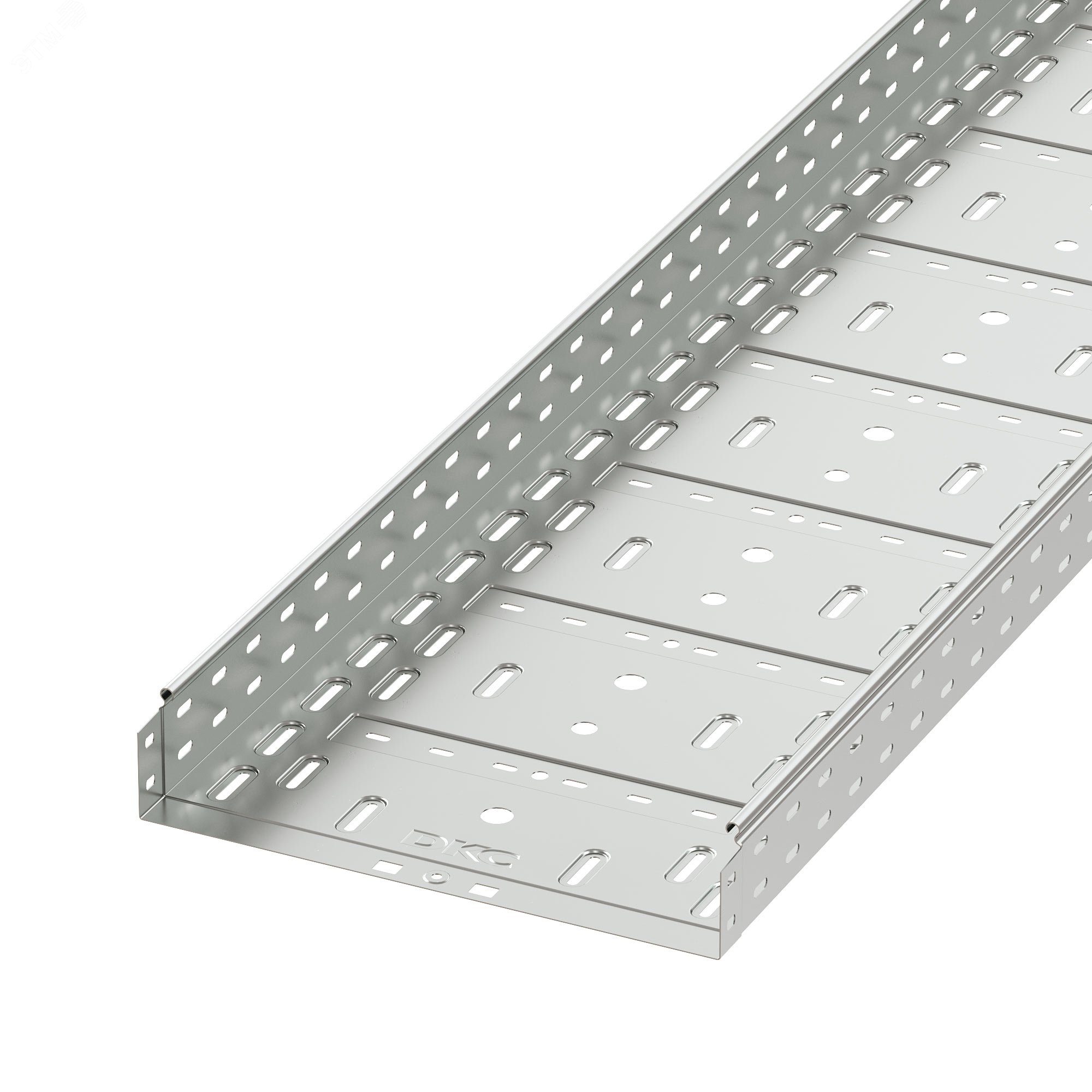 Изображение товара Лоток перфорированный 400х80х3000 цинк-ламельный DKC