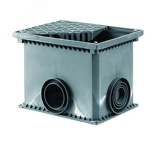 Изображение товара Смотровой переходной колодец без дна 335х240х255 для двустенных труб DKC