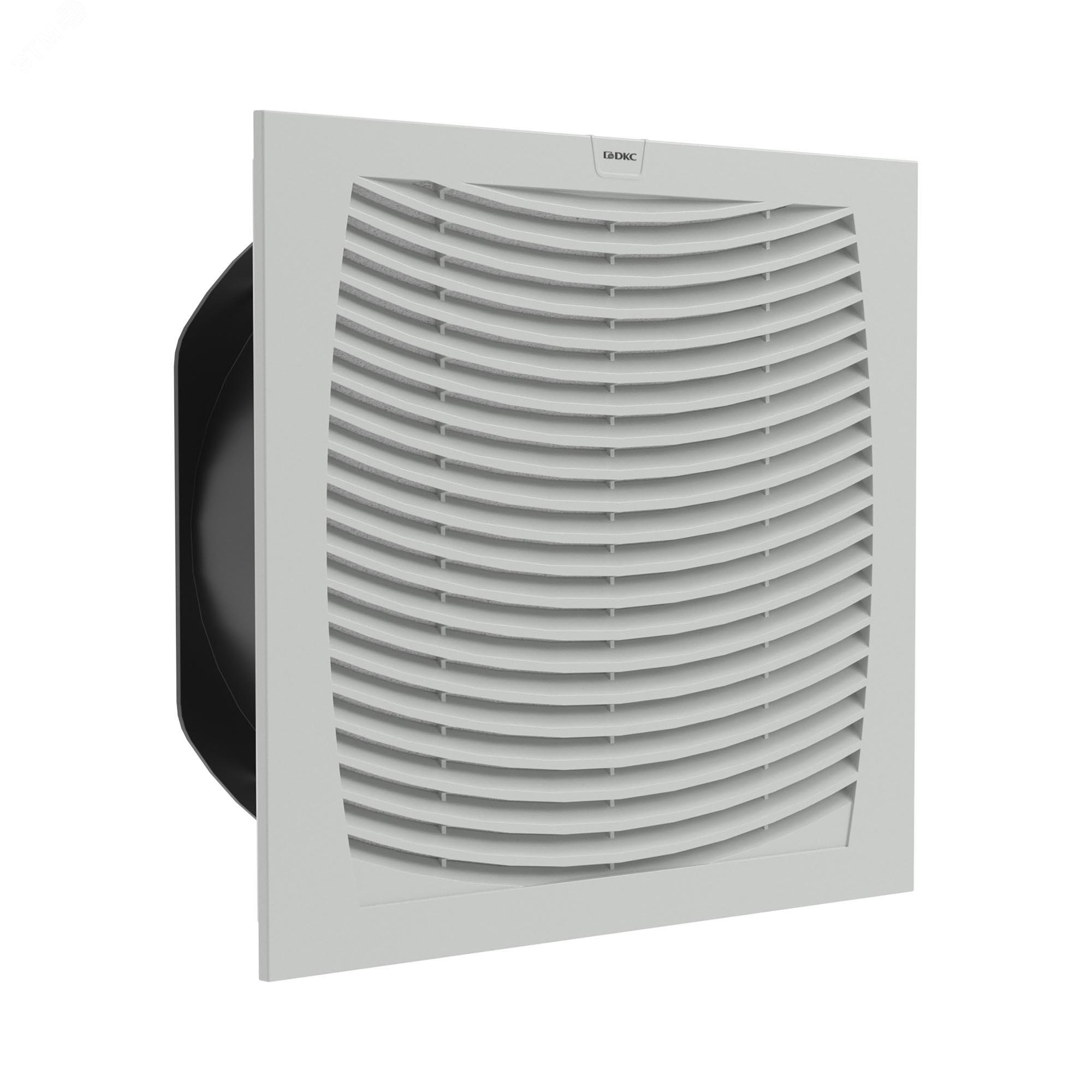 Изображение товара Вентилятор с фильтром ЭМС 850 м3/ч 115В IP54 324х324 мм