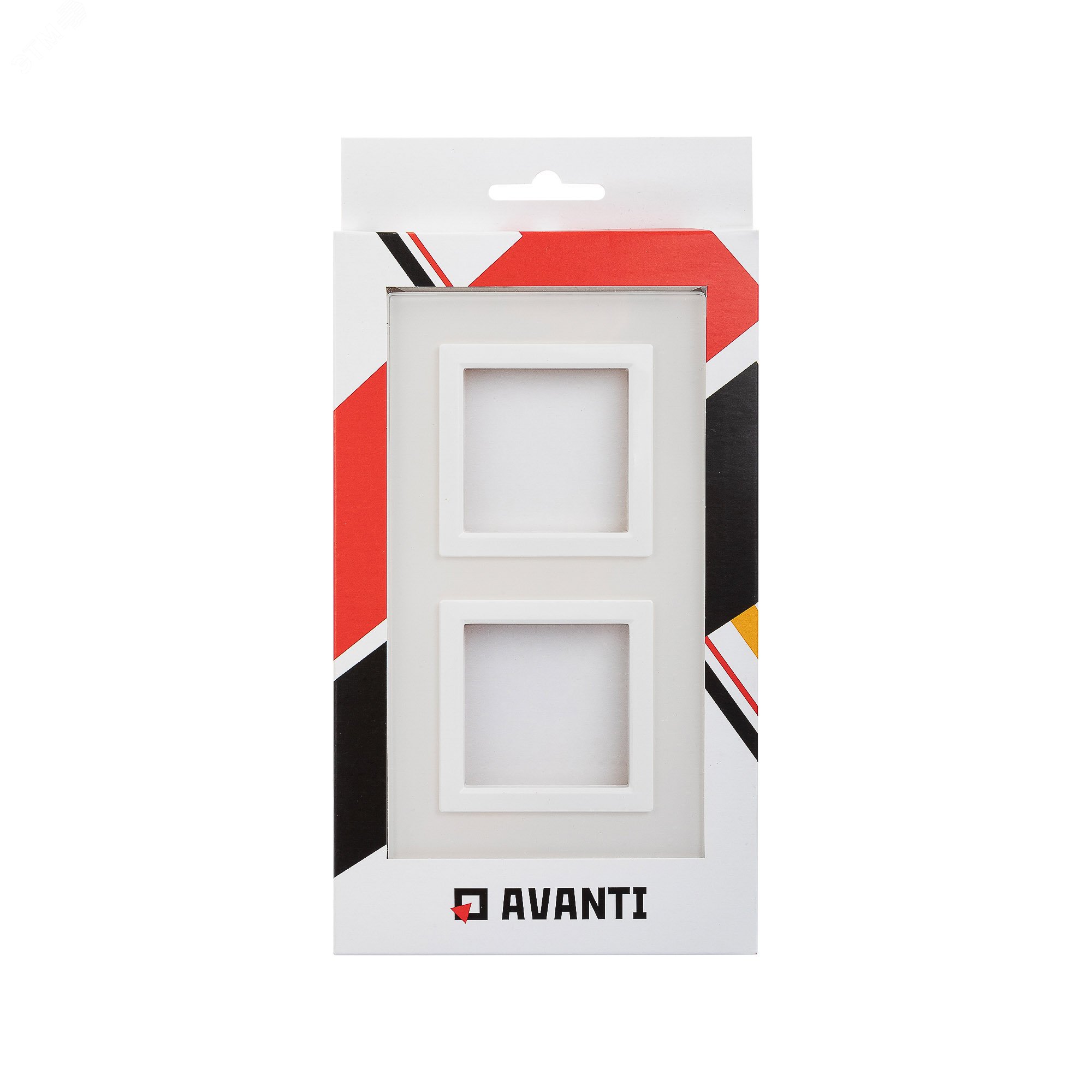 Рамка из натурального стекла, ''Avanti'', белая, 4 модуля 4400824 DKC - превью 6