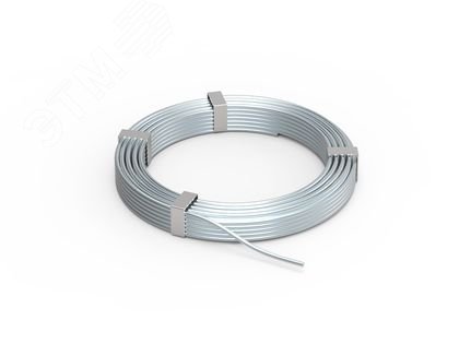 Изображение товара Пруток 8 мм горячеоцинкованный в бухте 55 метров для молниеприемных сетей