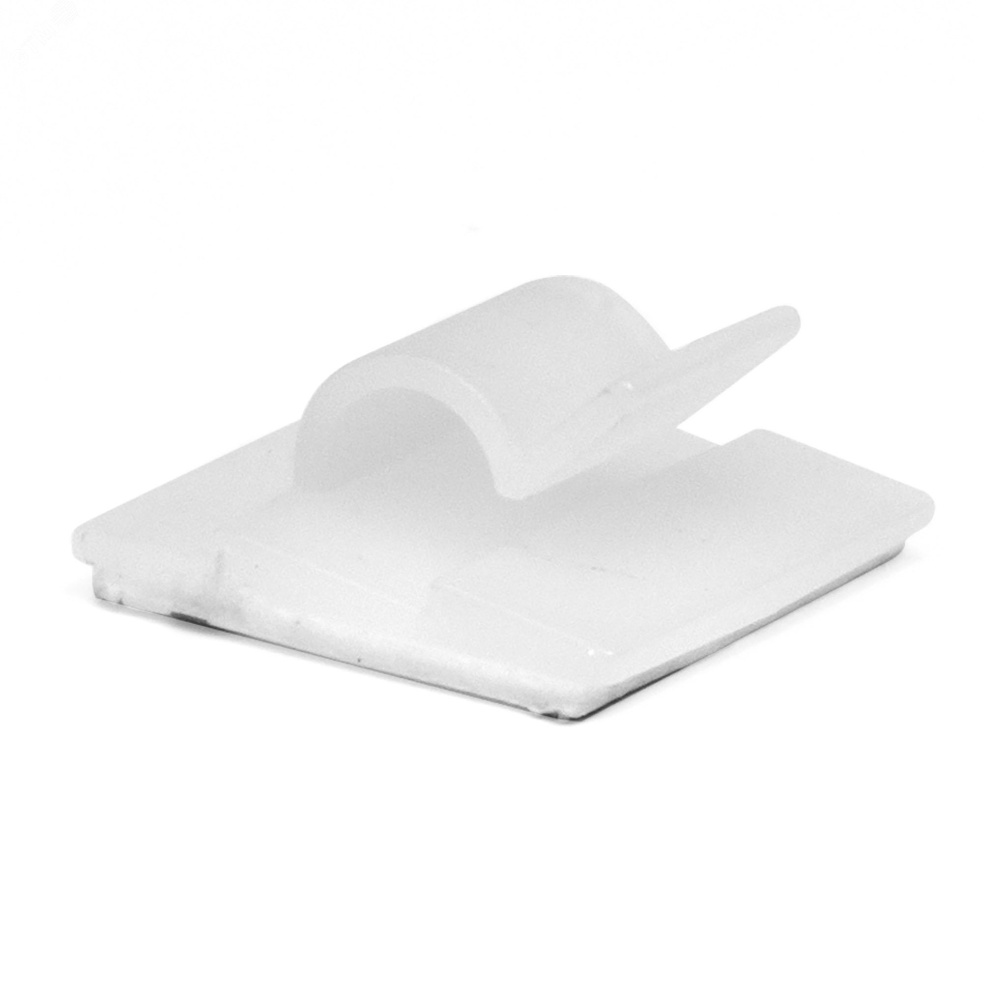 Изображение товара Клипса самоклеящаяся для кругл.кабеля диаметром 16мм, белая 25x25 (шт)