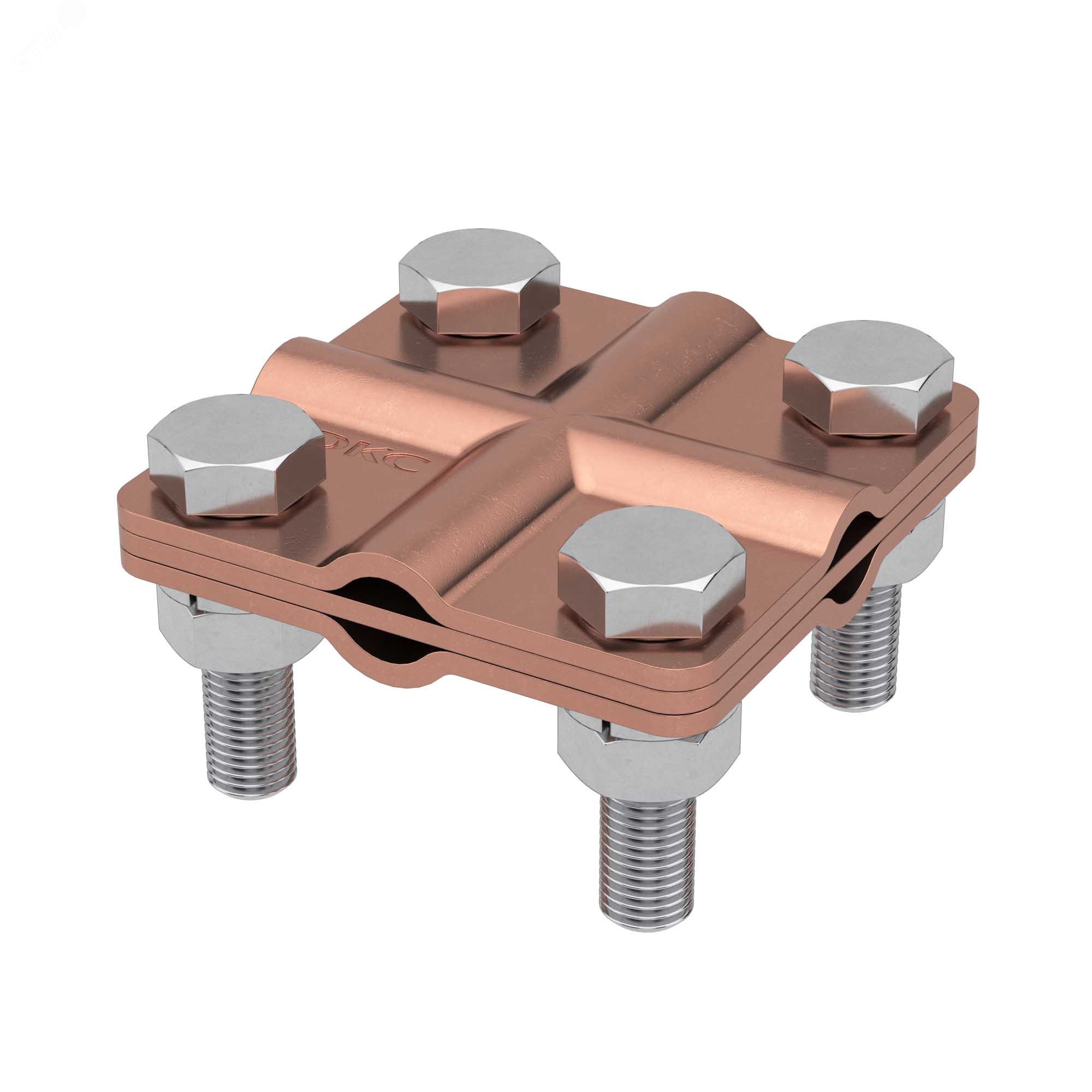 Изображение товара Соединитель пруток-пруток D10мм медь (шт)