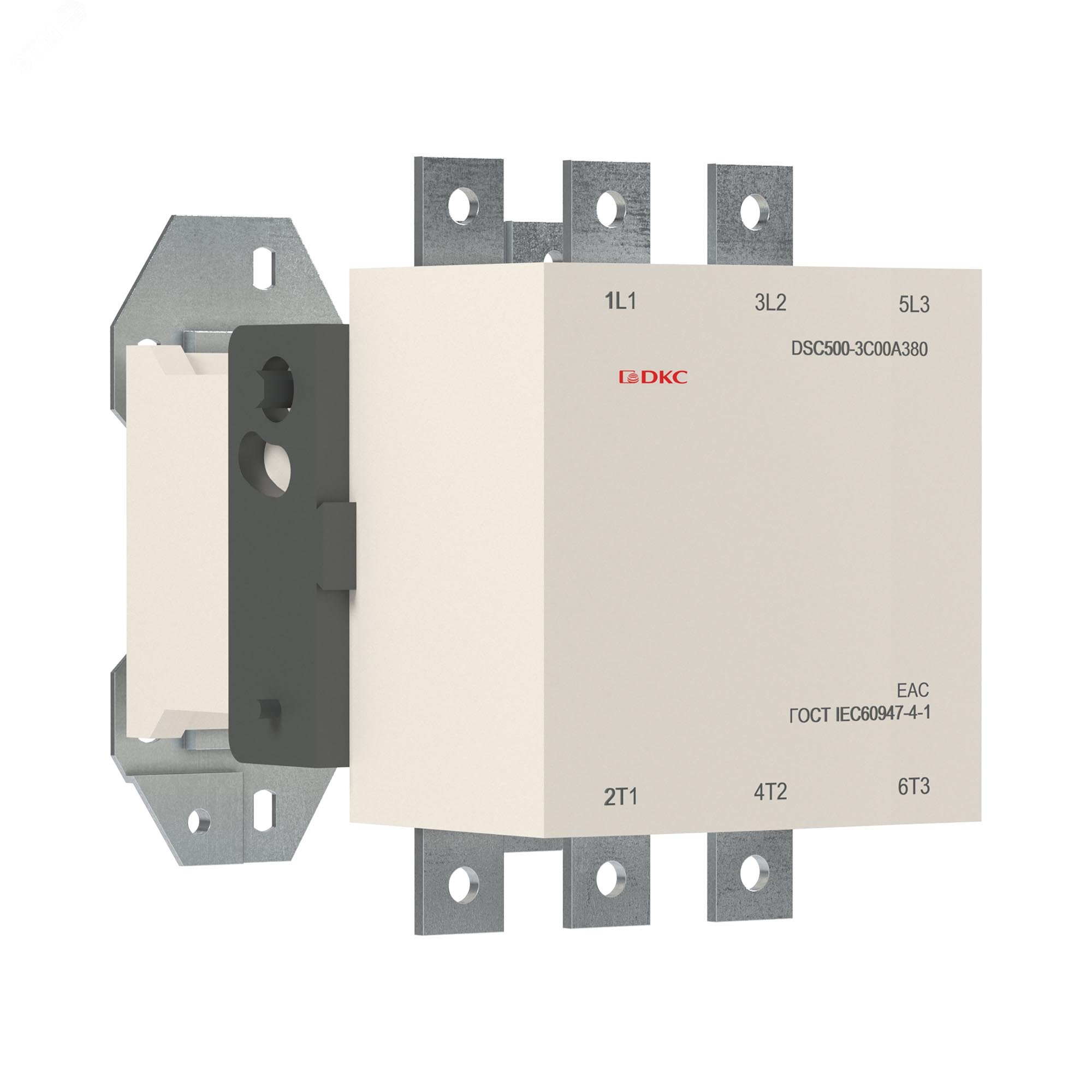 Изображение товара Контактор магнитный 500А 250кВт (AC3) кат 380В AC (шт)