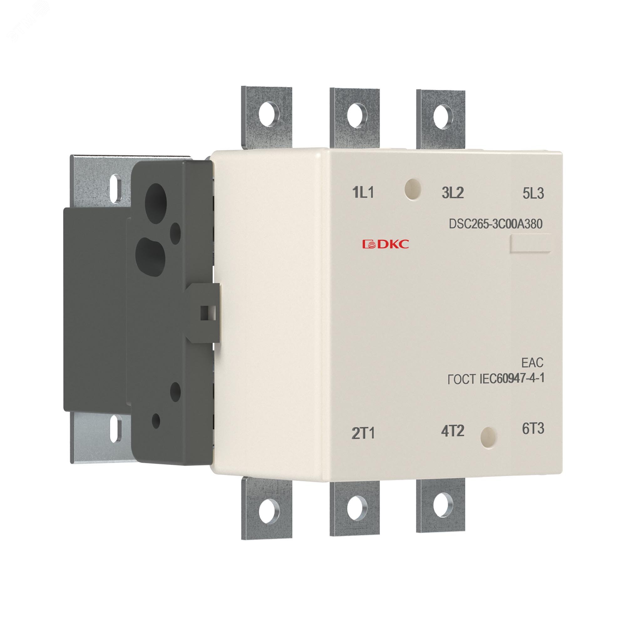 Изображение товара Контактор магнитный 265А 130кВт (AC3) кат 380В AC (шт)
