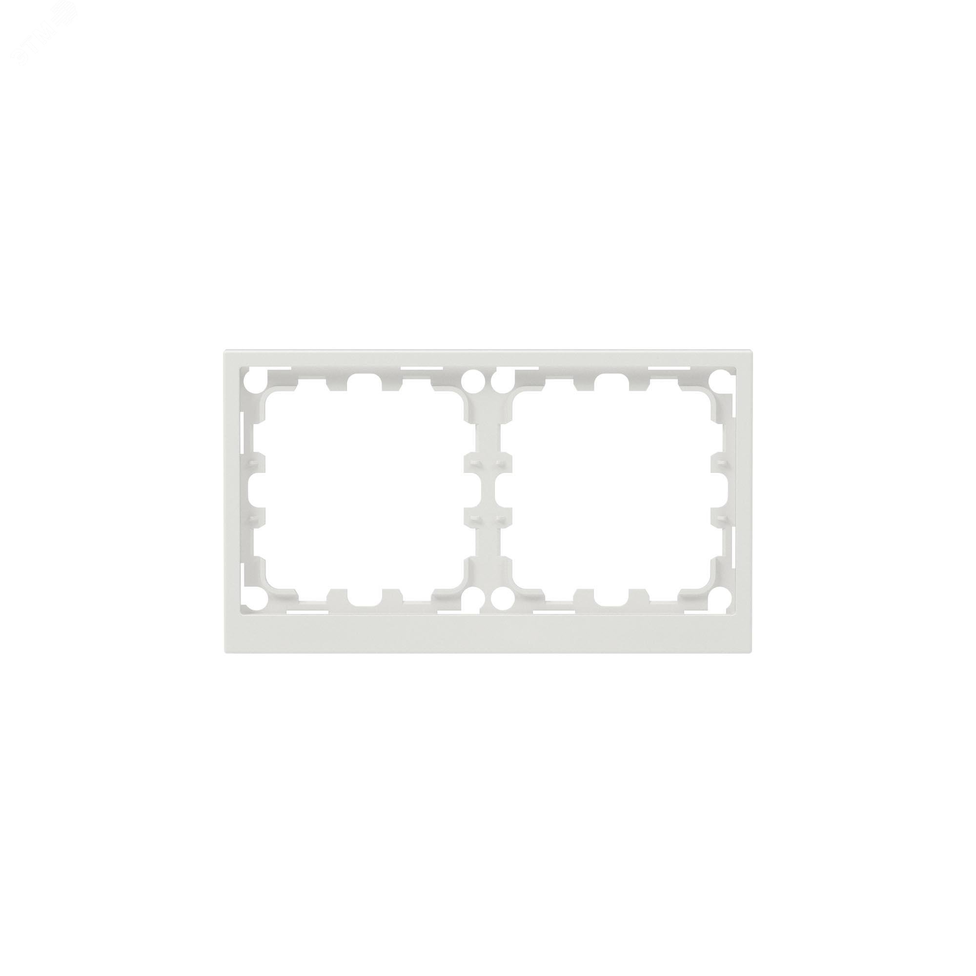 Изображение товара Рамка 2 поста IP44, KANT, белый песок (шт)