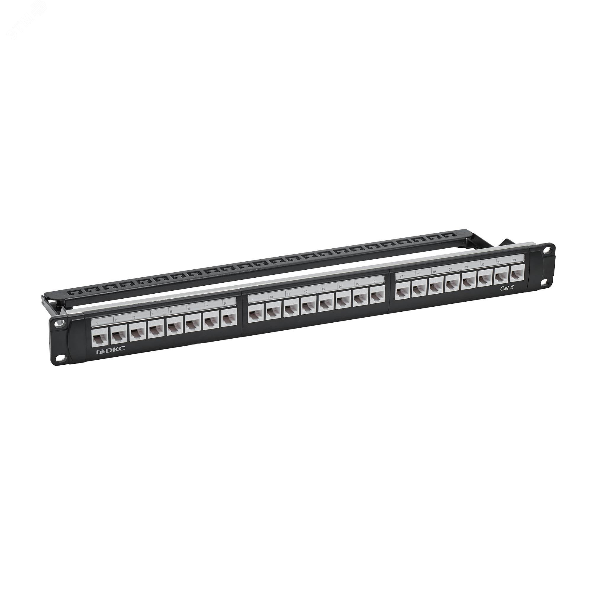 Изображение товара Патч-панель 191UCAT6 24 модуля RJ45 категория 6 неэкранированная для сетей