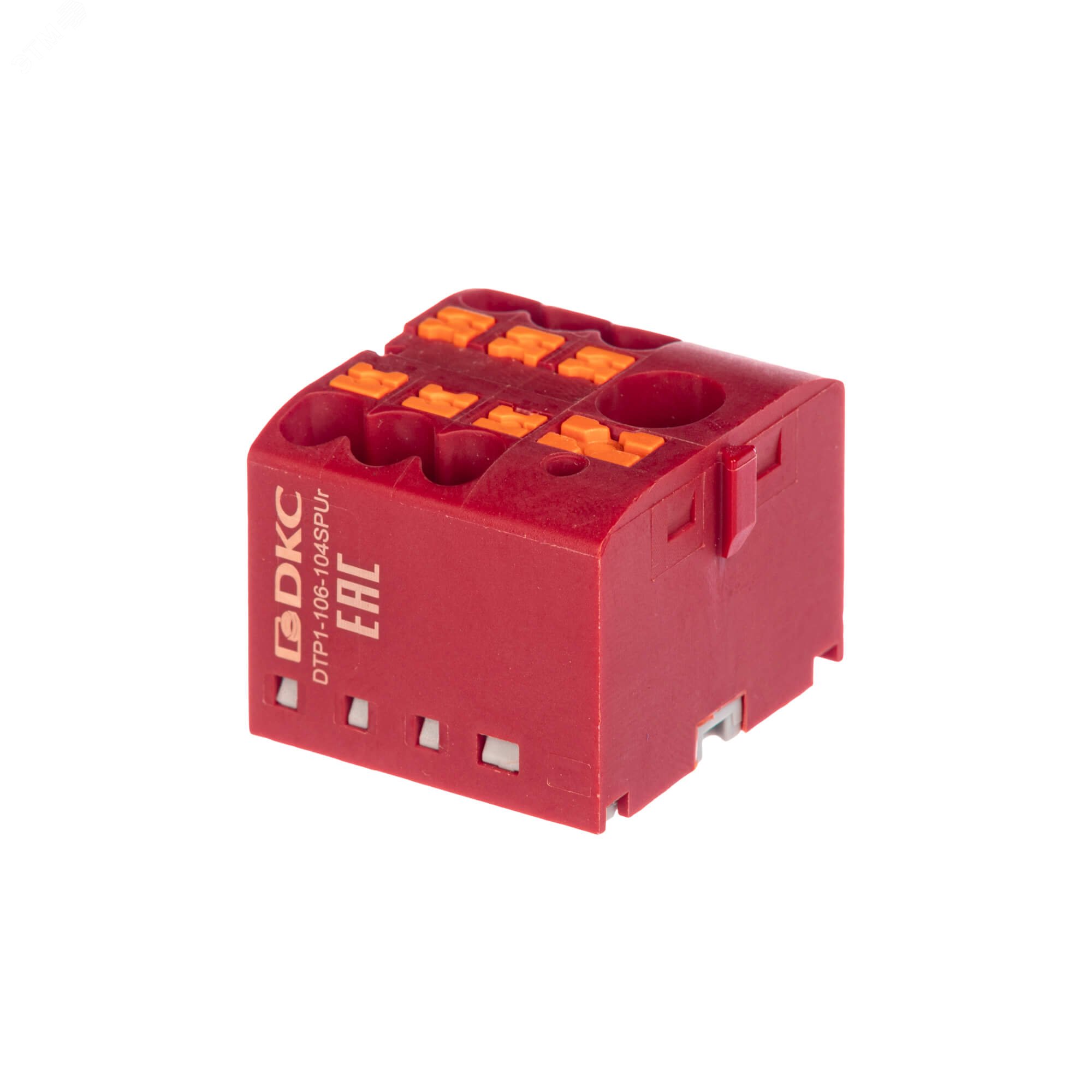 Изображение товара Блок распределительный DKC с push-in зажимом 1 ввод 6 кв.мм 6 точек подключения