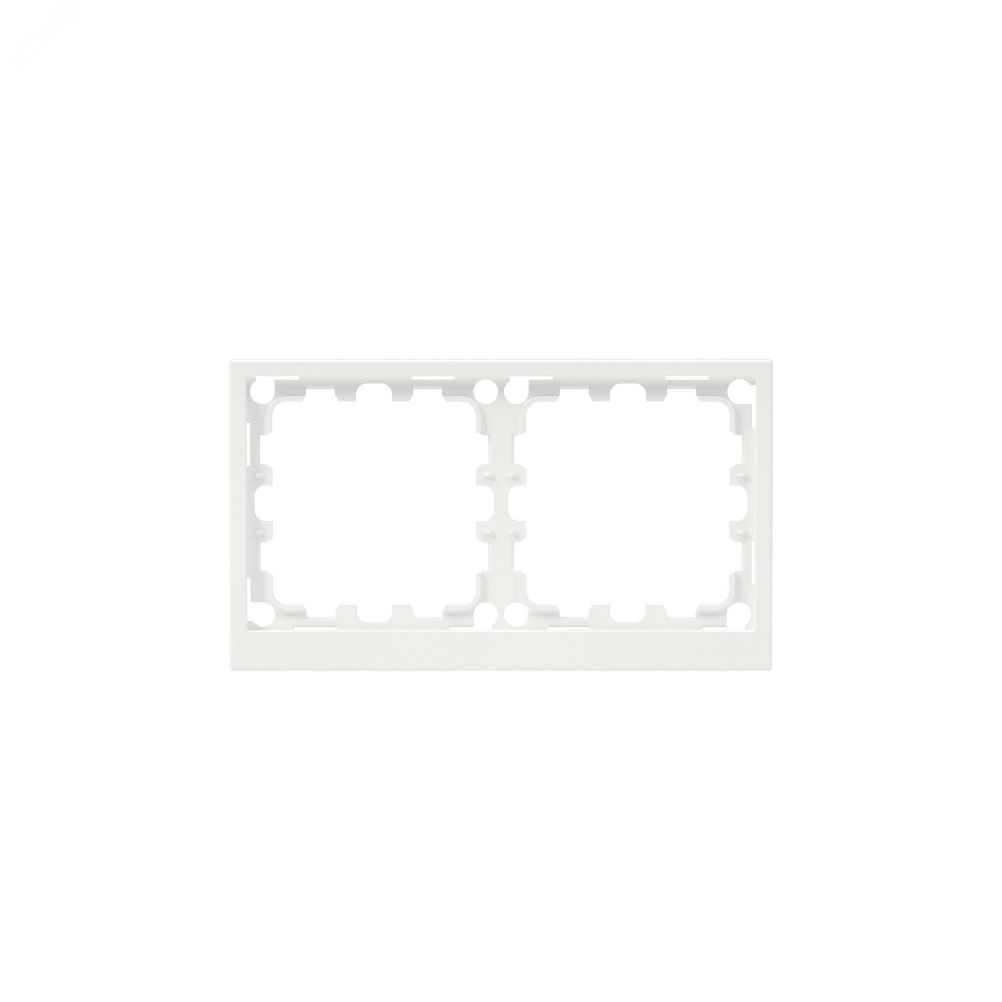 Изображение товара Рамка на 2 поста, KANT, белая магнолия (шт)