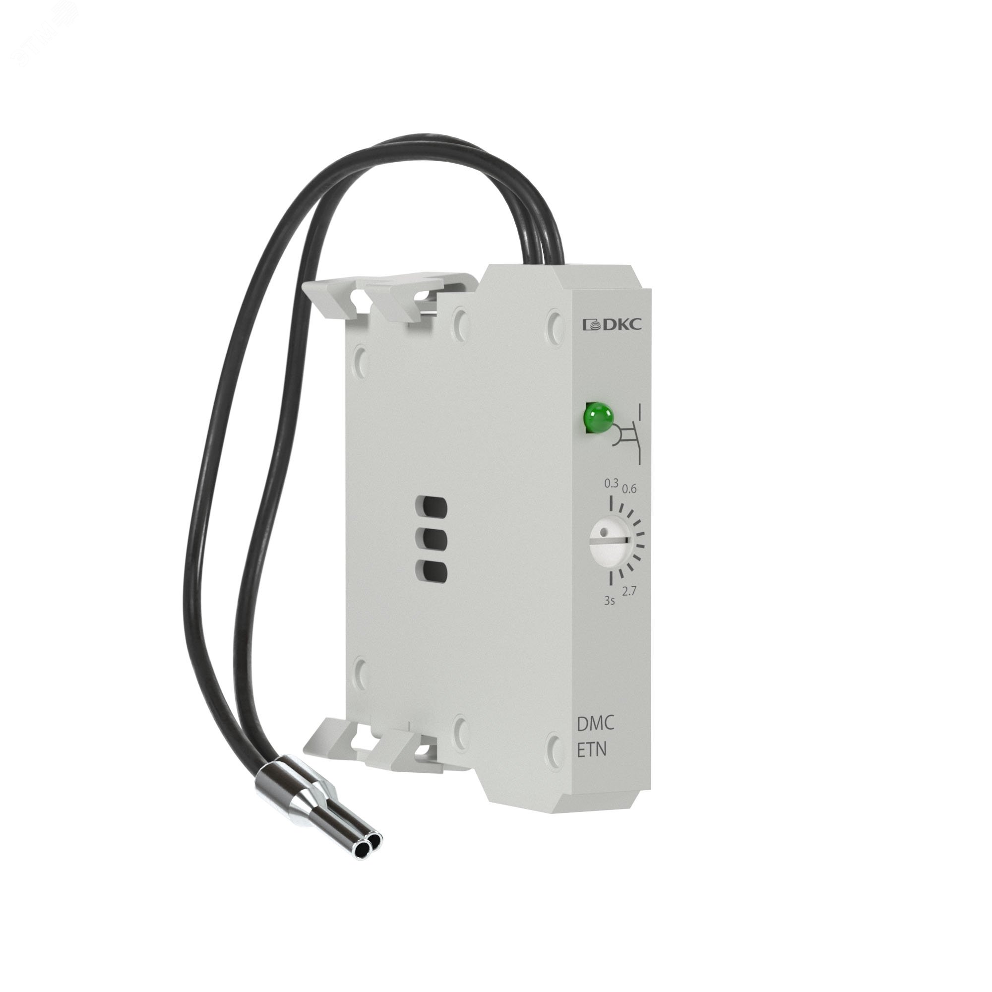 Изображение товара Таймер для миниконтакторов DMC и реле DCR с задержкой 0.3-3 сек 240 В