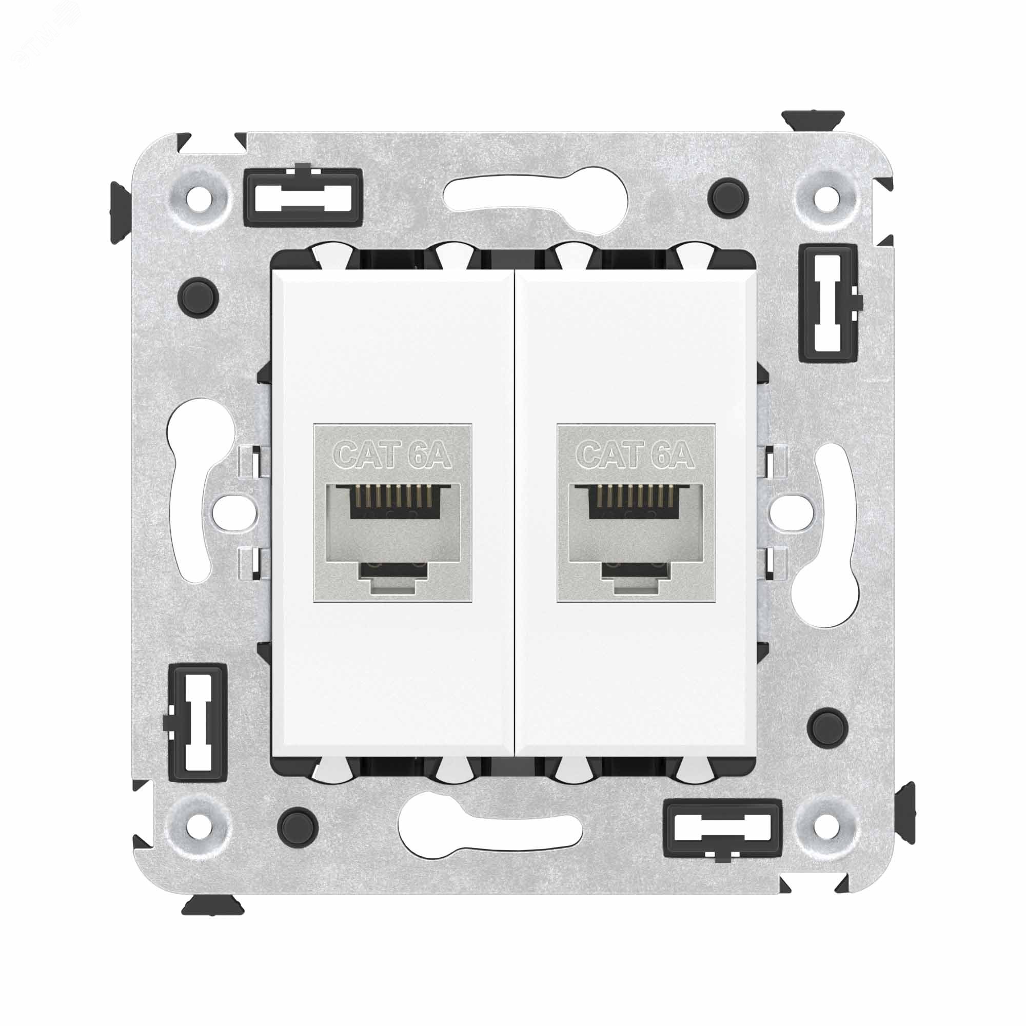 Avanti Компьютерная розетка RJ-45 без шторки в стену, кат.6А двойная ...