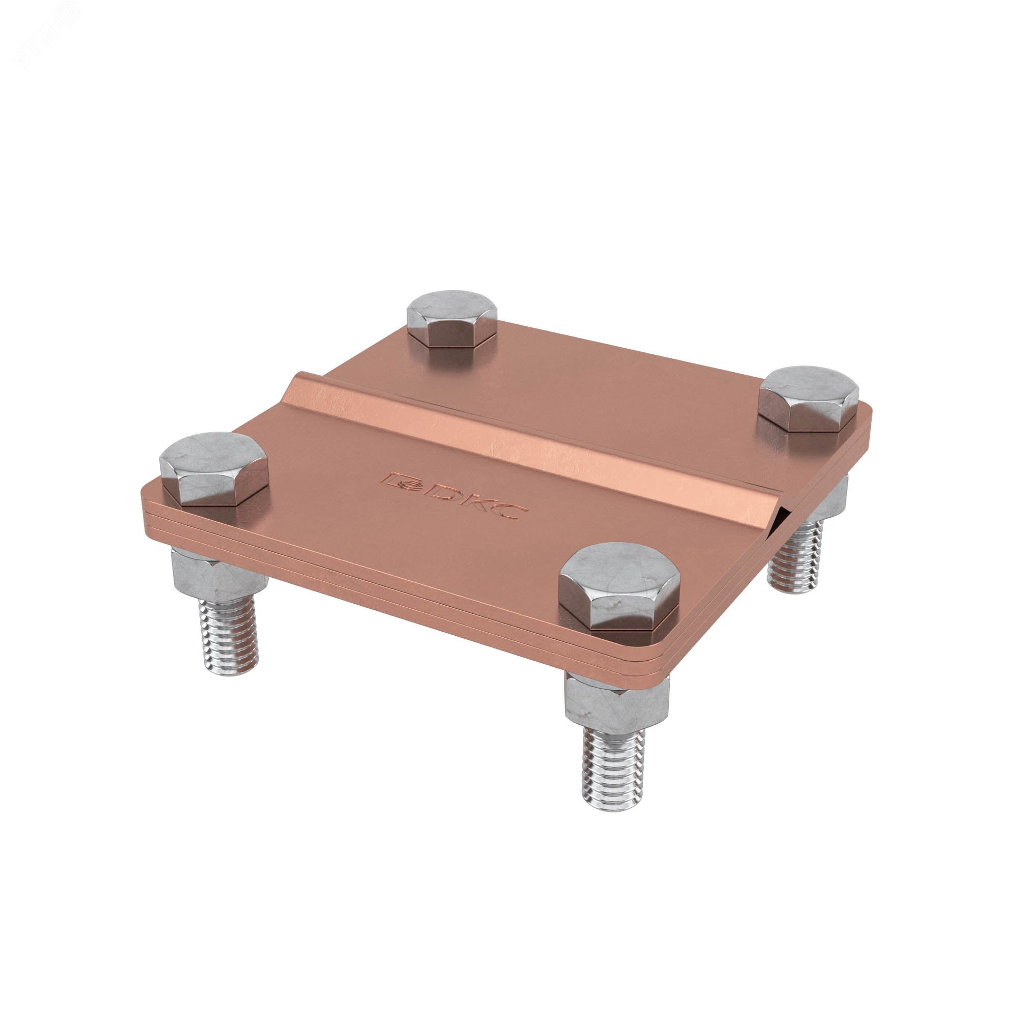 Изображение товара Соединитель пруток полоса 80х80 мм медь DKC Jupiter