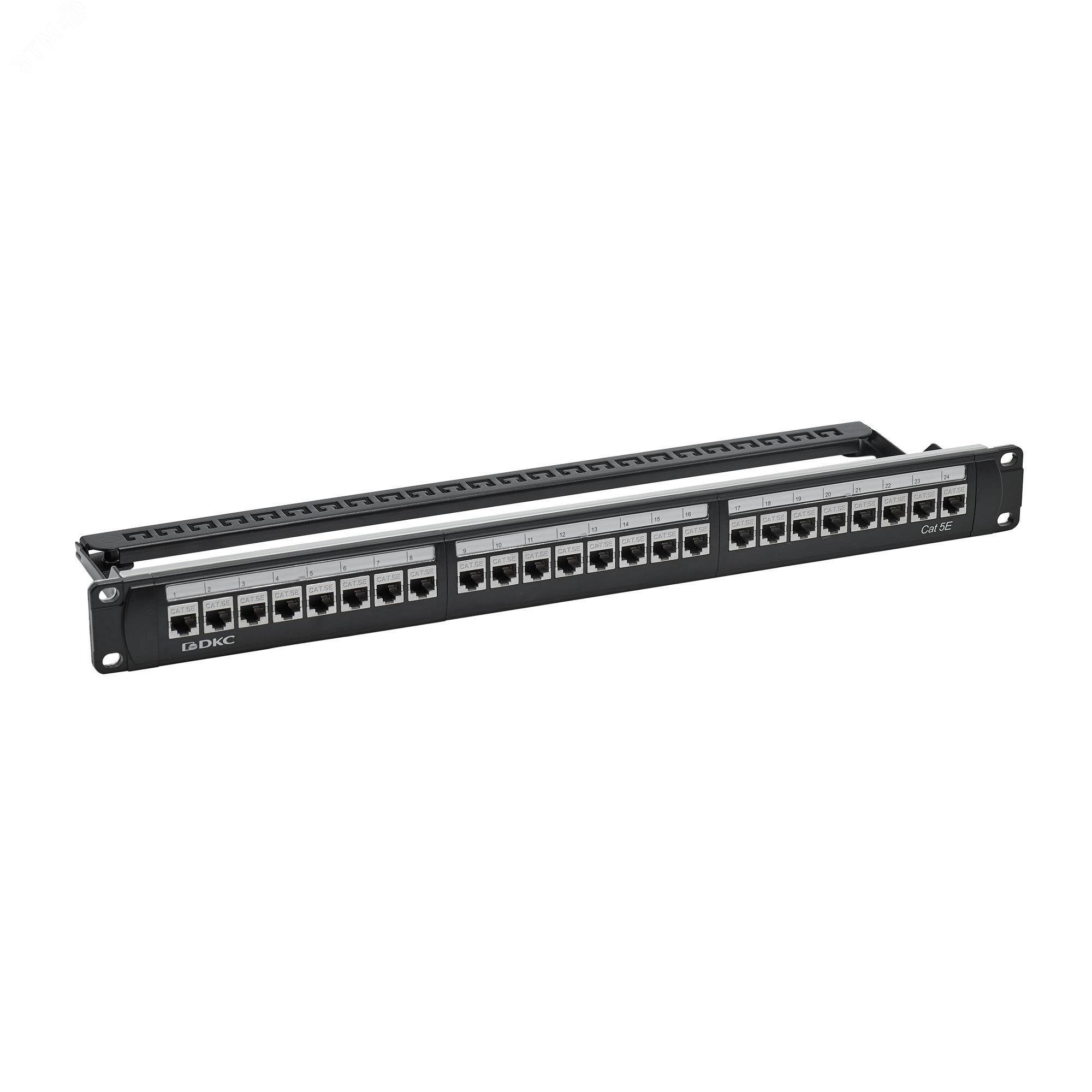 Изображение товара Патч-панель 191UCAT5E 24 модуля RJ45 экранированная