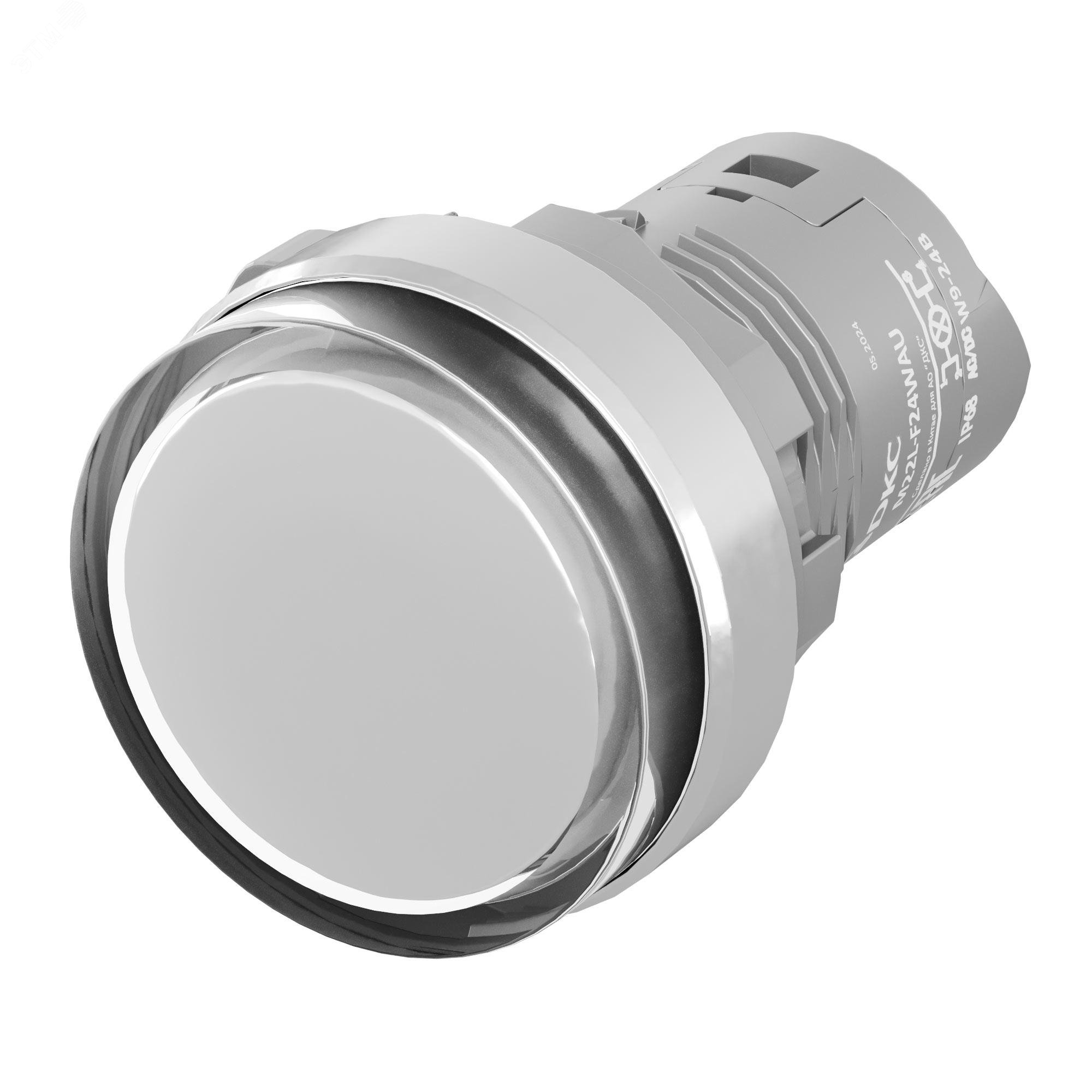 Изображение товара Сигнальная лампа DKC Mitra M22L-F24WAU белый свет 24В