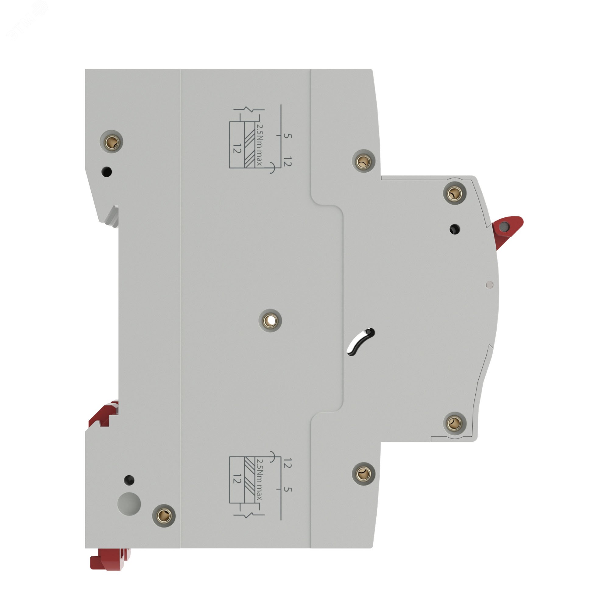 Выключатель автоматический двухполюсный 4А B MD63S-2PB6 4,5кА MD63S-2PB4 DKC - превью 4