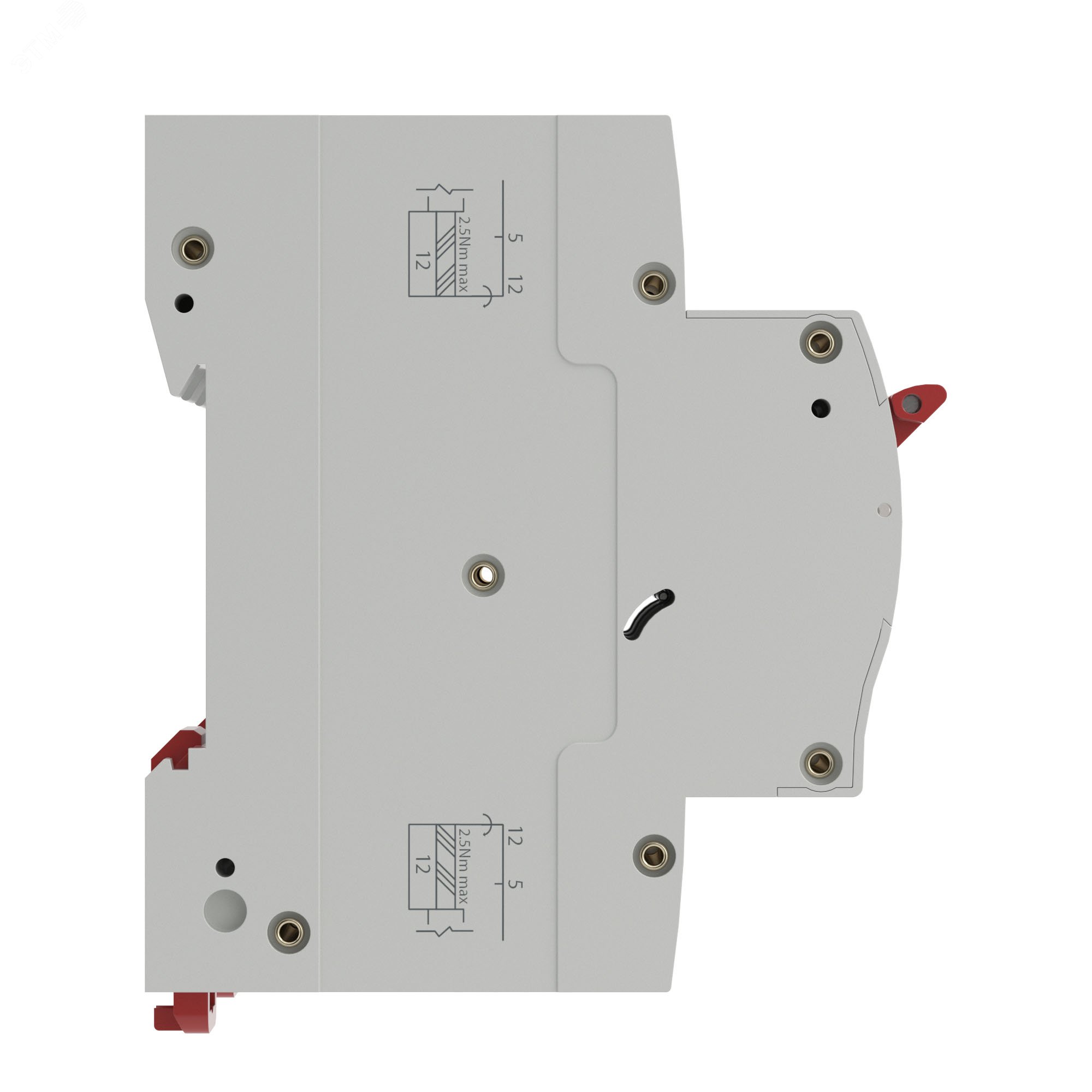 Выключатель автоматический трехполюсный 2А B MD63S-3PB6 4,5кА MD63S-3PB2 DKC - превью 4