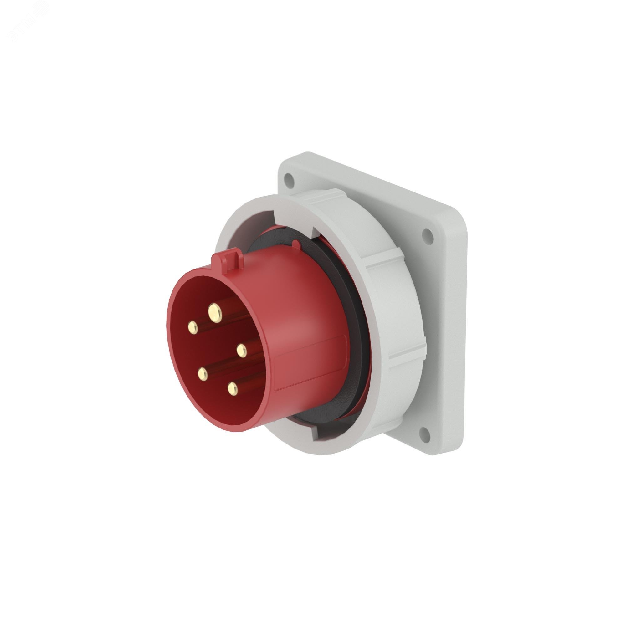 Изображение товара Вилка панельная прямая IP67 16А 3P+E+N 400В - надежное промышленное подключение