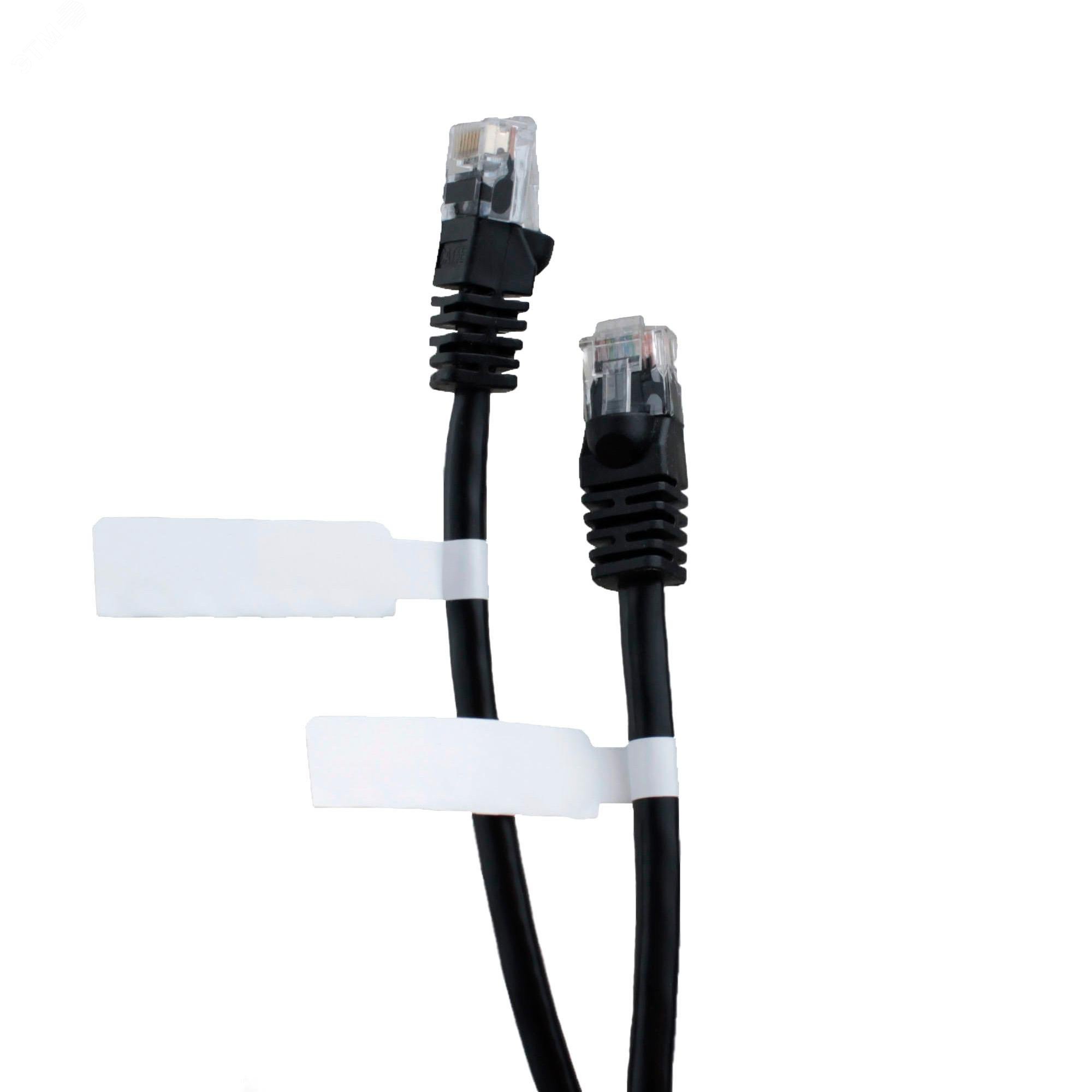 Изображение товара Складной флажок в рулоне для ТТ печати, 60х20мм, для постоянной маркировки, 1 шт./ряд., 1тыс.шт./упак. (для кабеля диаметром до 10 мм) (шт)