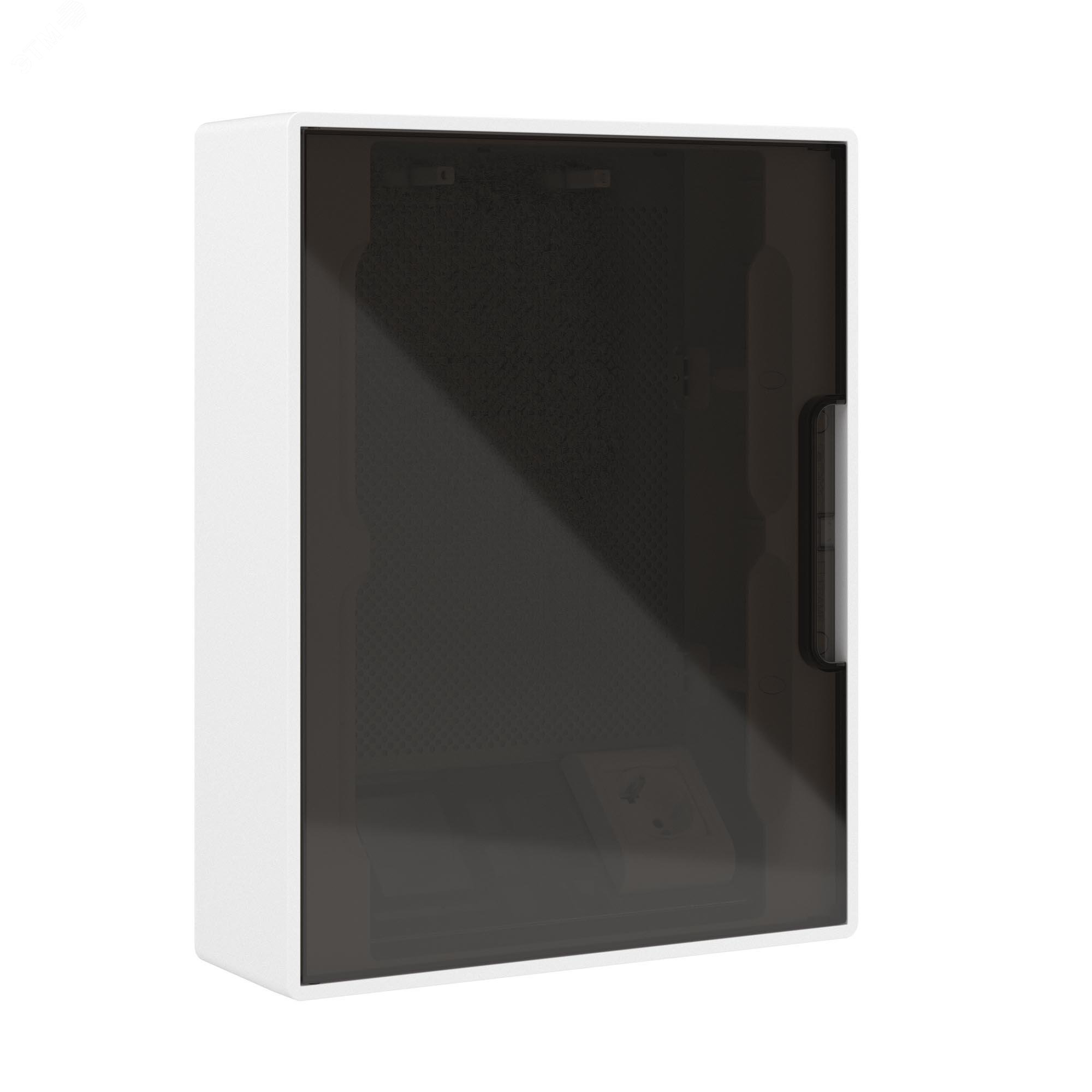 Изображение товара Щиток 24 мод настенный слаботочный FRAME белый с дверцей и рамкой