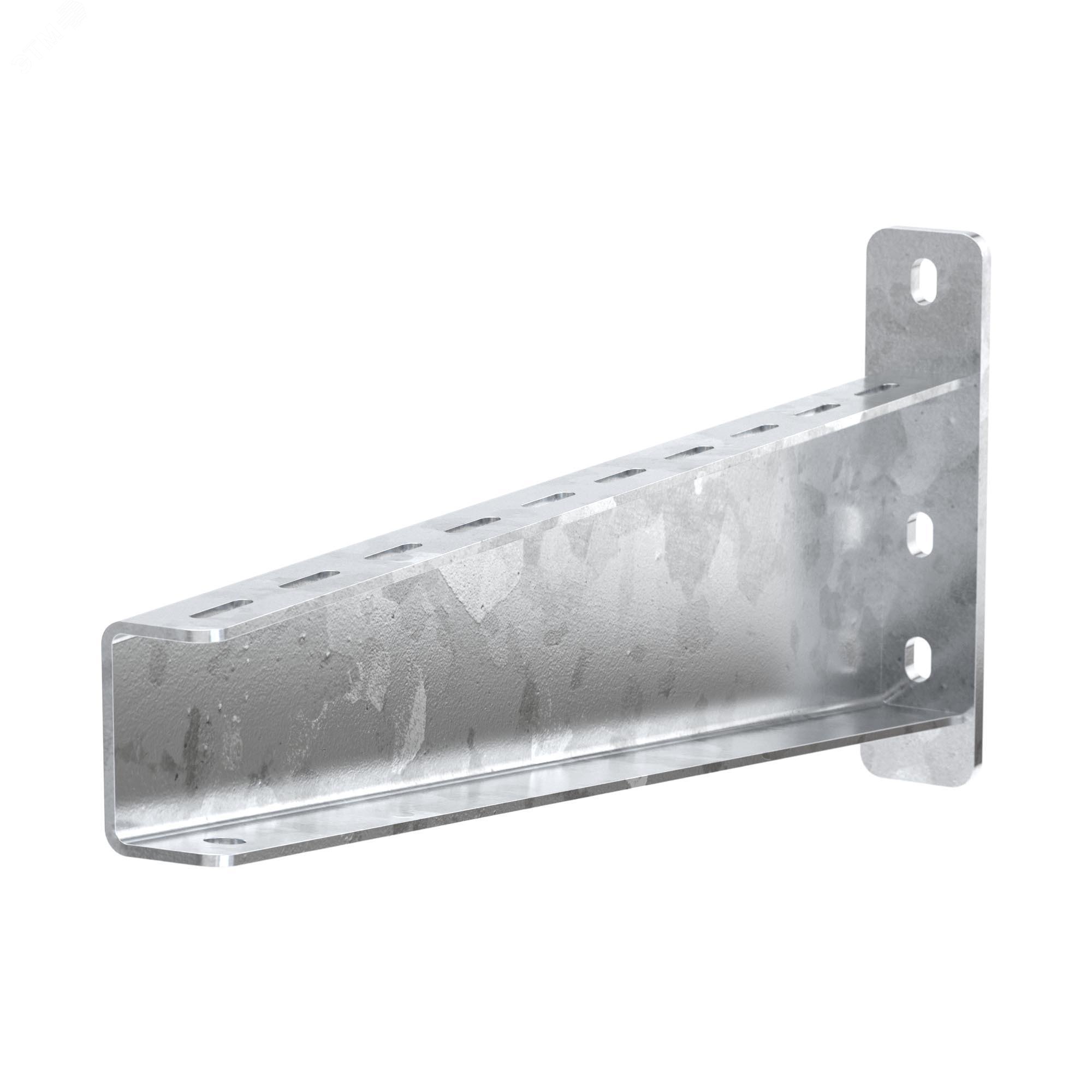 Изображение товара Консоль для тяжелых нагрузок 500 мм сварная горячецинкованная DKC BBH8050HDZ