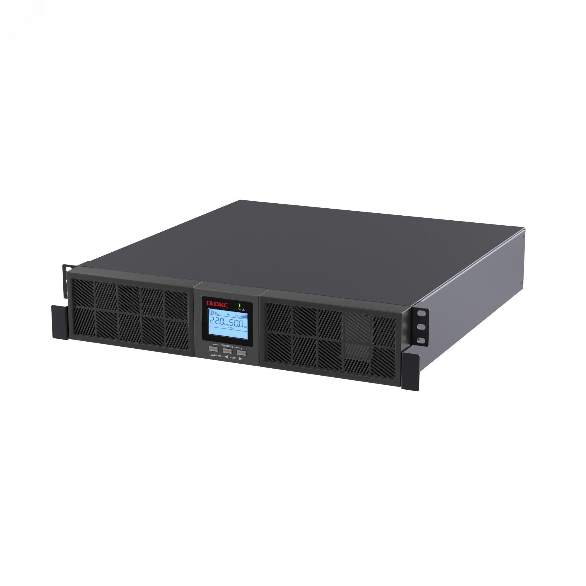 Изображение товара Источник бесперебойного питания Online Смолл Рэкмаунт (Small Rackmount), 3000 ВА/3000 Вт,1/1, 6xIEC C13, 1хIEC C19, EPO, USB, RS-232, Rack 2U, з/у 6А, без АКБ (шт) Изображение товара Источник бесперебойного питания Online Смолл Рэкмаунт (Small Rackmount), 3000 ВА/3000 Вт,1/1, 6xIEC C13, 1хIEC C19, EPO, USB, RS-232, Rack 2U, з/у 6А, без АКБ (шт)
