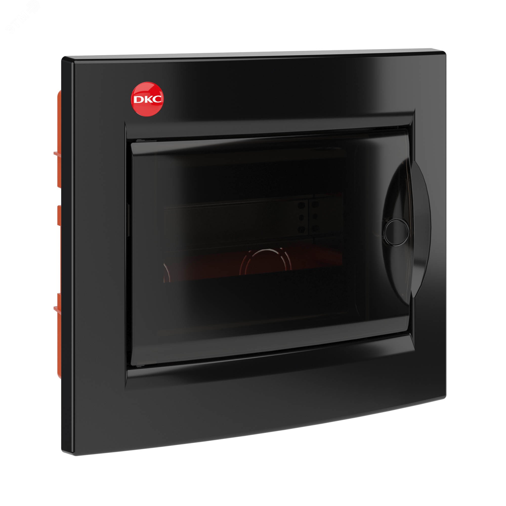 Изображение товара Встраиваемый распределительный щит с дверцей 8 модулей IP41 черный DKC RB08B4TBD