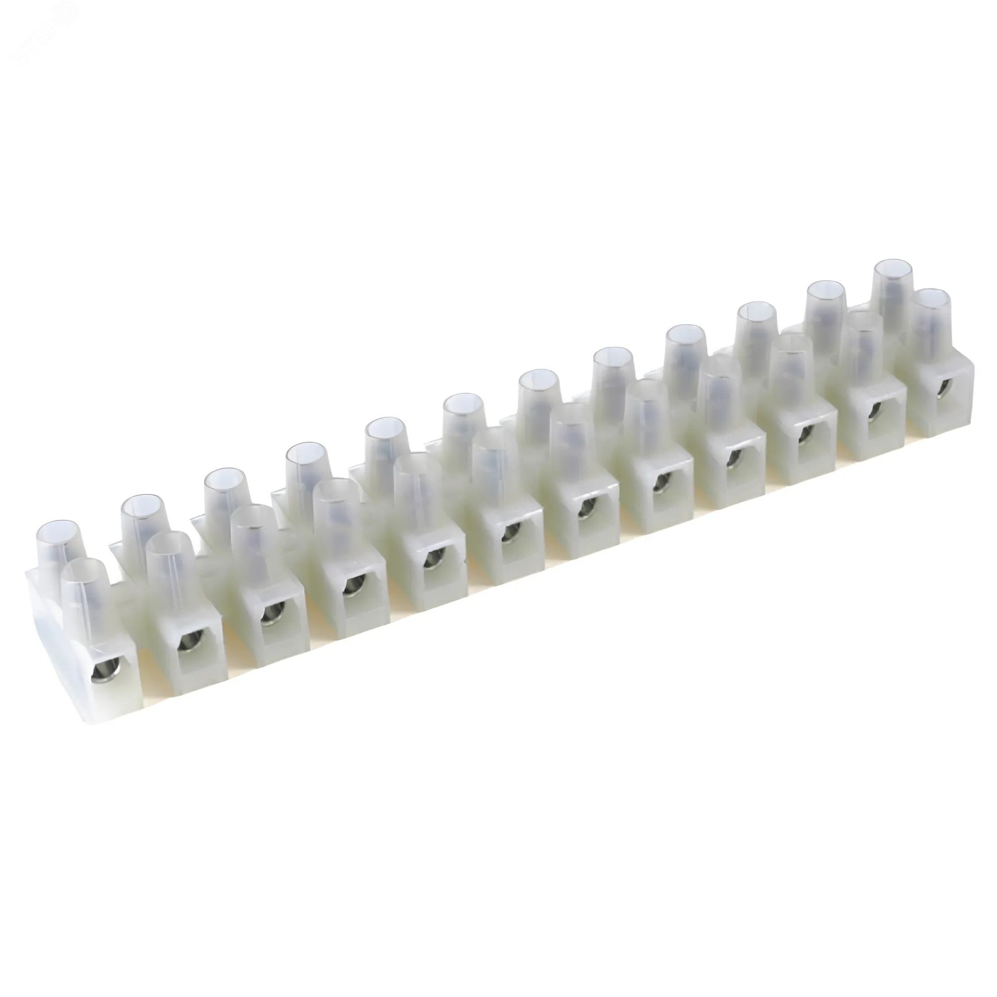 Изображение товара Клеммник 2П 110 градусов 450V 24А 2.5мм.кв полиамид 6.6 (шт)