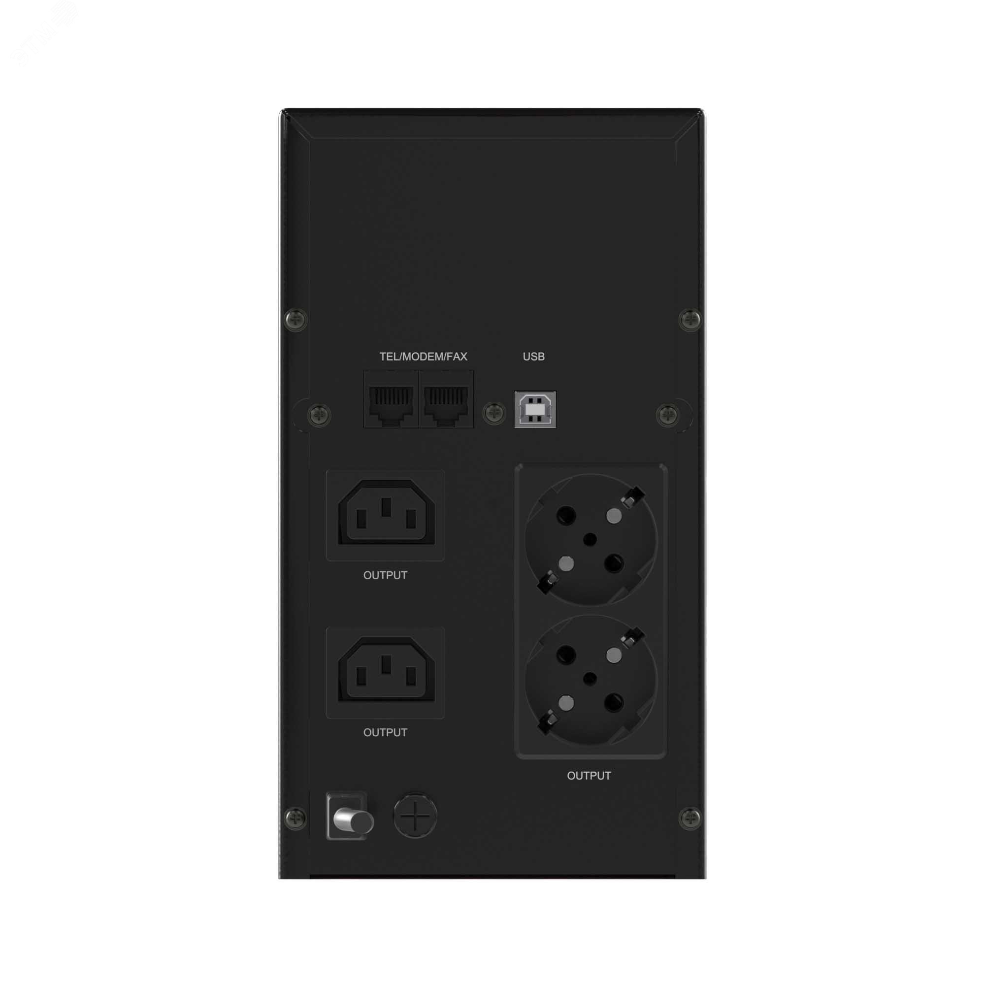 Источник бесперебойного питания line-interactive, Info LCD 2000 ВА/1200 Вт,  1/1, 2xIEC C13, 2xSchuko, USB + RJ45, LCD, 2x9Aч артикул INFOLCD2000SI DKC  - купить в Москве и РФ по цене 20665.20 руб. в