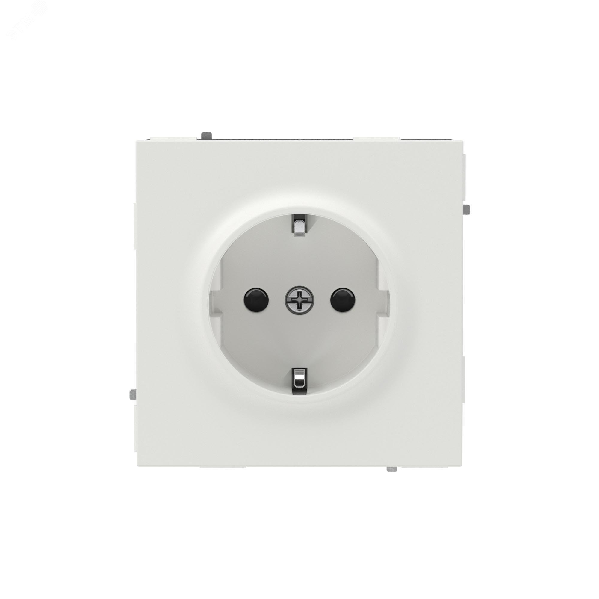 Изображение товара Розетка силовая, 2P+E, с з/ш, KANT, белый песок (шт)