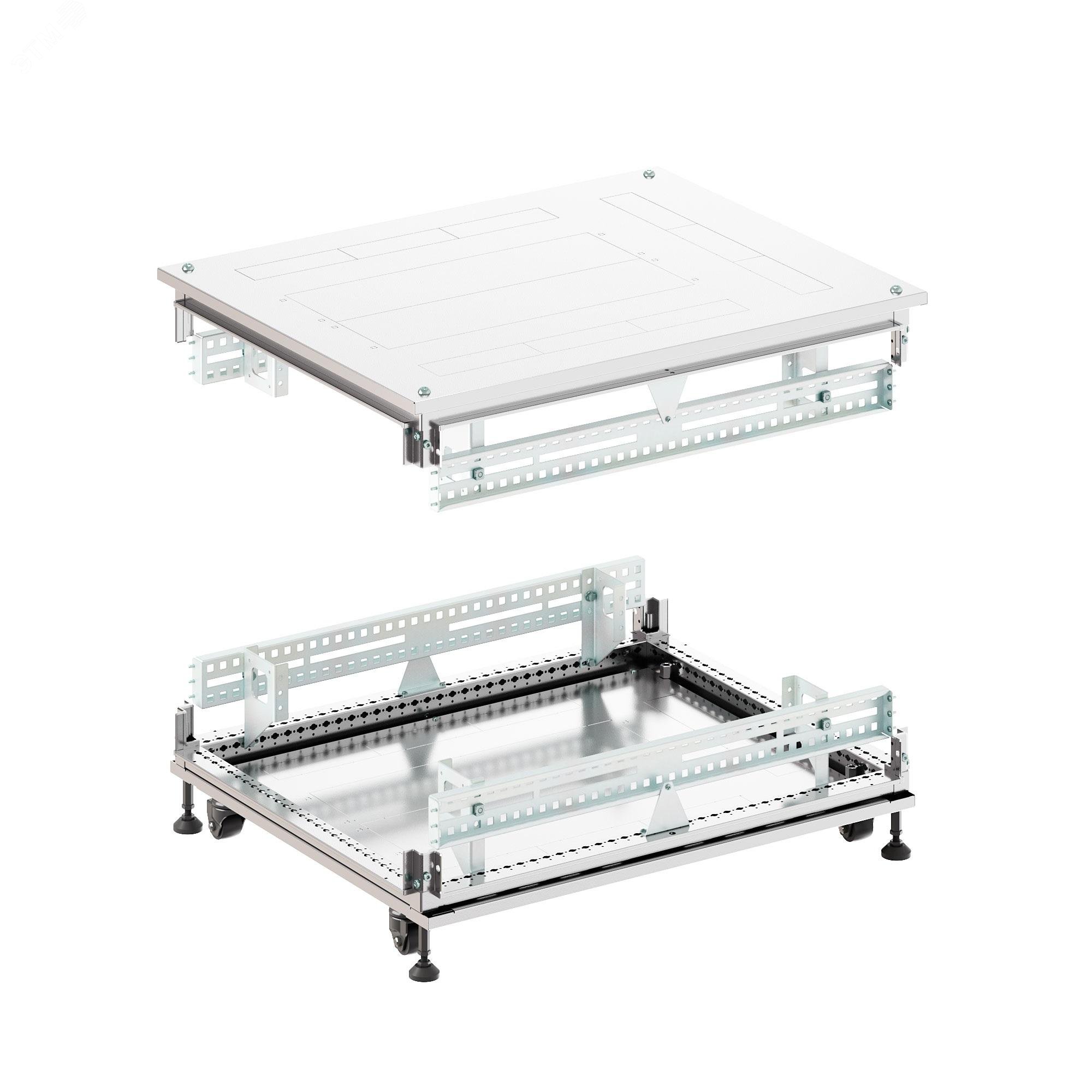 Изображение товара Крыша основание IT-CQE 800x1000 RAL 7035 комплект DKC