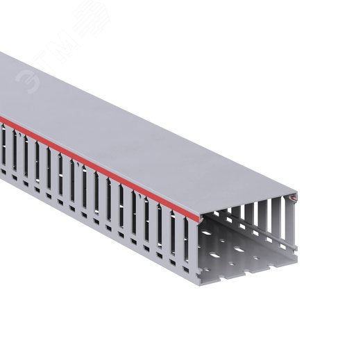 Короб перфорированный RL12 100x60 серый QUADRO - фото 1