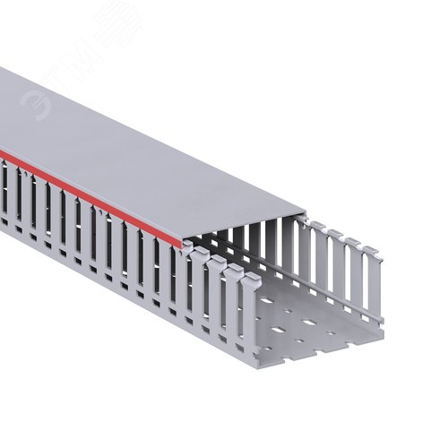 Короб перфорированный RL12 100x60 серый QUADRO - фото 2