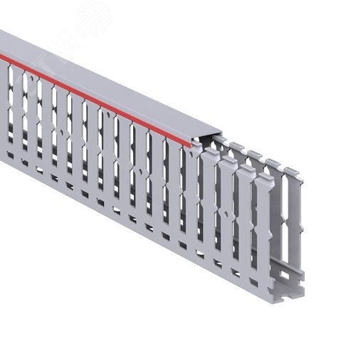 Короб перфорированный RL12 25x80 серый QUADRO - фото 2