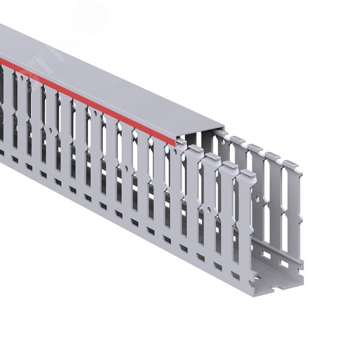 Короб перфорированный RL12 40x80 серый QUADRO - фото 2