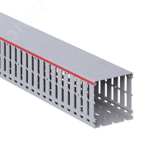 Короб перфорированный RL12 80x80 серый QUADRO - фото 1