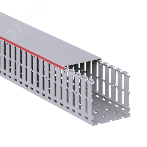 Короб перфорированный RL12 80x80 серый QUADRO - фото 2