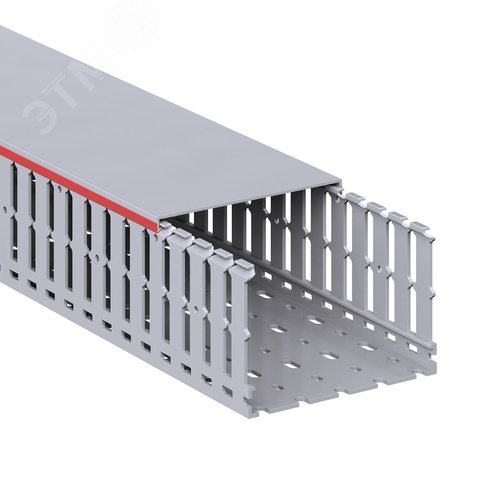 Короб перфорированный RL12 120x80 серый QUADRO - фото 2