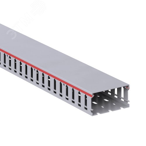 Короб перфорированный RL12 80x40 серый QUADRO - фото 1