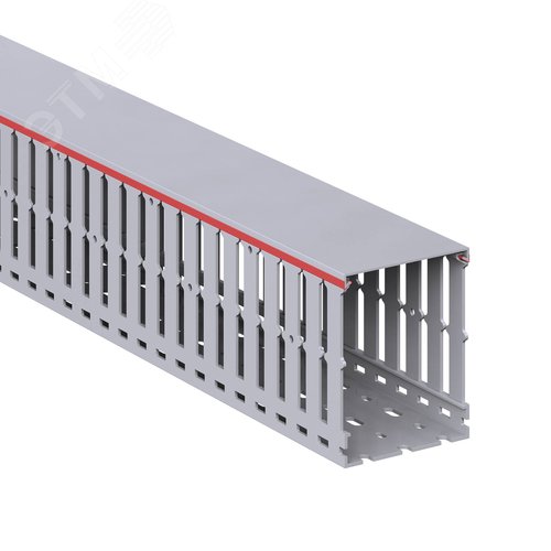 Короб перфорированный RL12 80x100 серый QUADRO - фото 1