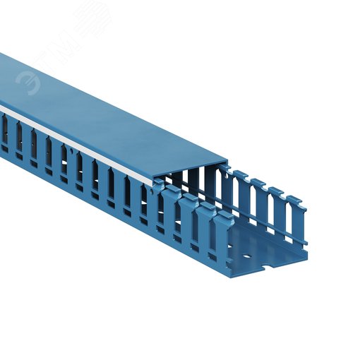 Короб перфорированный синий RL12 60x40 - фото 2