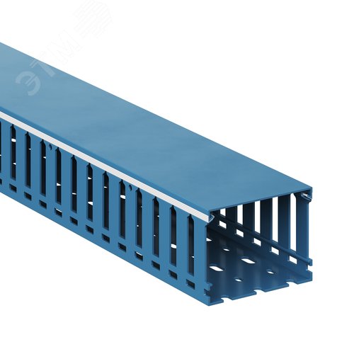 Короб перфорированный синий RL12 80x60 - фото 1